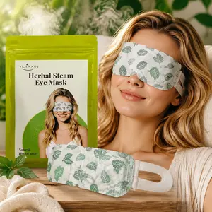 Herbal heated Eye Mask – Mugwort Warm Compress for Sleep & Relaxation, Soothing Eye Care, Cozy Bedtime Routine, Customer Favorite Self Care Essential, 5pcs Pack