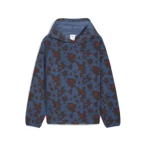 PUMA Mens Special Items Graphic Fleece Hoodie Casual Outerwear Casual - Blue