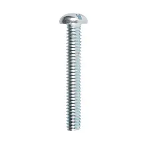 212 MAIN 0.25-20 x 1.75 in. Zinc-Plated Round Head Combination Drive Machine Screw, Box/100 Pcs for Sailing Water Sports