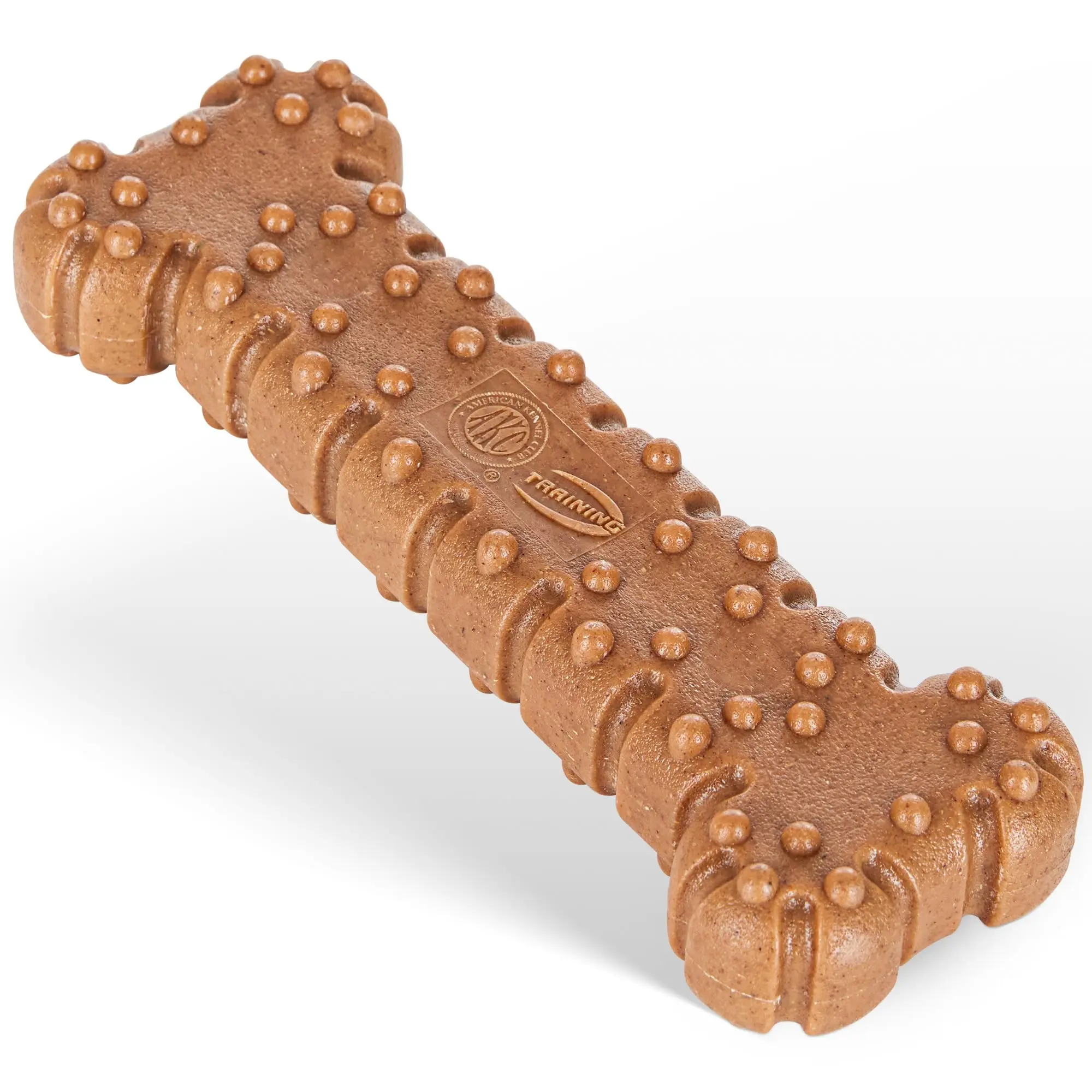 Wood Infused Beef Scented Dog Chew Studded Bone (Pack of 2)