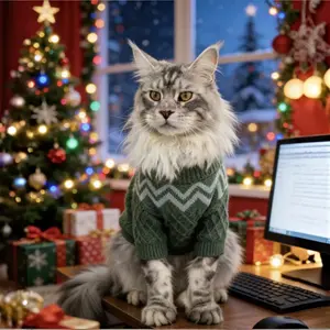 Spring Special Sale Warm Pet Clothing, Maine Coon Cat Clothes, Suitable for Cats and Small Medium Dogs, Knitted Sweater