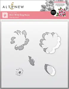 Mini Wild Dog Rose Layering Stencil