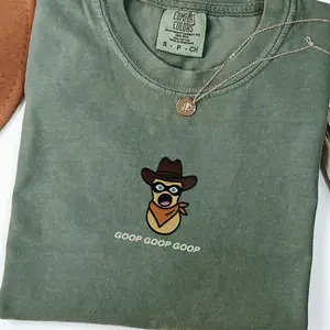 The Burnt Peanut GOOP Bungulator Retro 90s Aesthetic Heavyweight Premium Cotton Quality Womenswear Menswear Unisex Comfortable Top Comfort Colors and Gildan
