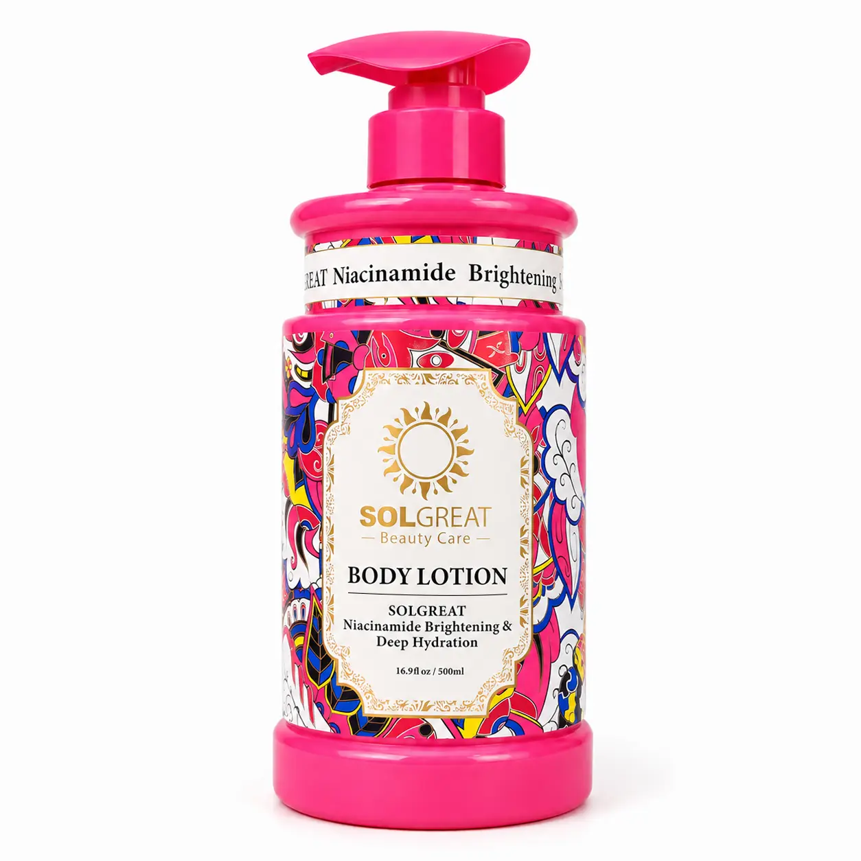 BEAUPAN Niacinamide Brightening, Deep Hydration Body Lotion with Glycerin - 16.9oz Body Care Moisturizers for Adults, None Irritation Formula, Dry