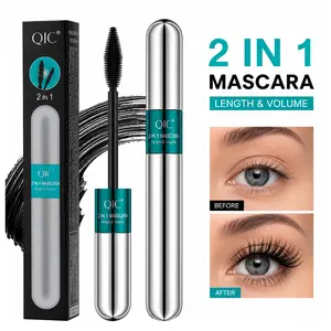 Waterproof 2in1 Lash Mascara No Clump All Day Wear EyeMakeup Essential