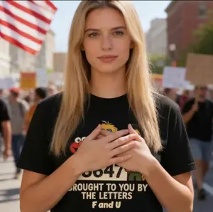AntiTrump 8647 Sesame Street Style Unisex T-Shirt, Protester Apparel, No Kings, Anti Maga Shirt