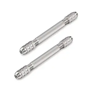 DIY Wire Twisting Tool Hand Drill Mini Dual-Head Lock, Manual Copper Wire Wrapping for Hair Clips Keychains Jewelry Making