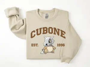 Cubone Sweatshirt, Pkm Characters Sweatshirt, Anime Shirt