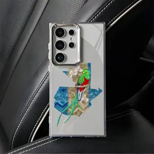 Cute Quetzal Bird In Guatemala Pattern Aesthetic Soft Phone Cases For SAMSUNG GALAXY S25 S24 S23 S22 A14 A15 A16 A25 A26 A34 A36 A53 A54 A55 A56 FE PLUS ULTRA EDGE 5G Clear Silicone TPU Electroplating Lens Frame Shockproof Phone Cases Cover L1692