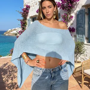 Lightweight Open Front Knit Shawl Cover Up Perfect For Beach Essentials And Everyday Wear Breathable And Stylish Gifts For Women Ideal For SummerVibes Vacations And Casual Outfits,summerwins