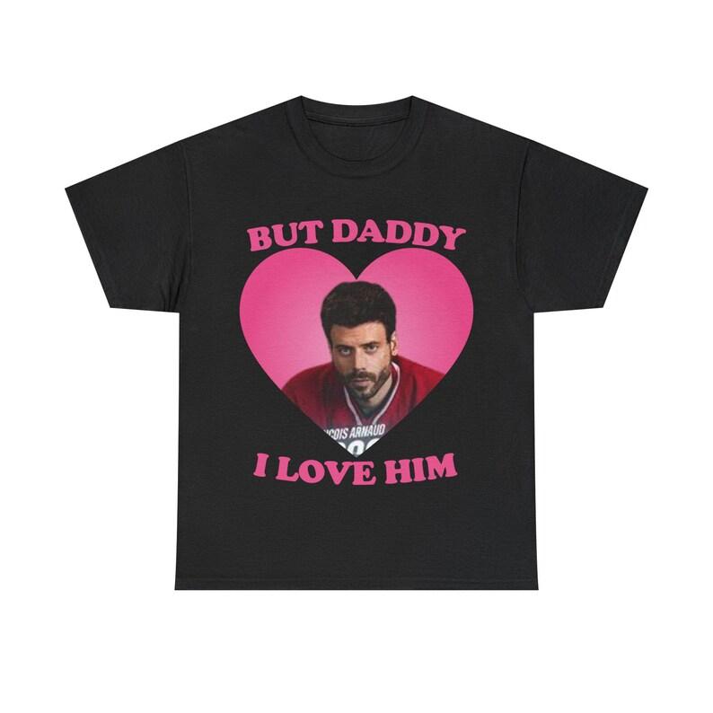 Scott I Love Him Hunter Heated TVPink heart shirt