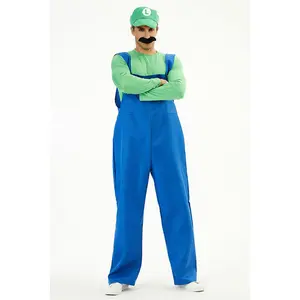 Men's Video Game Plumber Costume