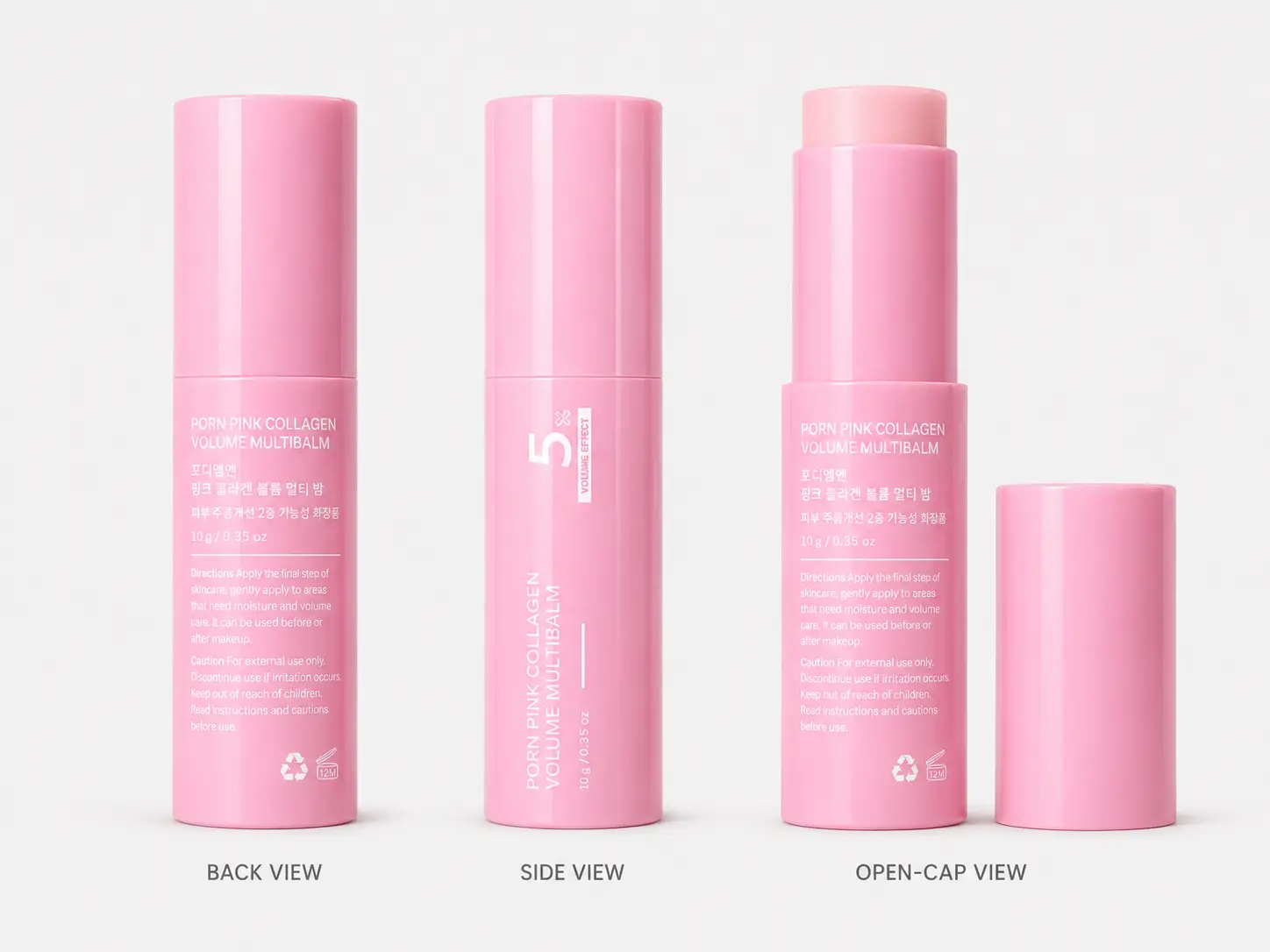[NEW]PDRN Pink Collagen Volume Multi Balm | All In One Volufiline, PDRN, NAD Stick for Youthful-Looking, Helping Look of Fine Lines, Firming Care, Anti-Aging Care | For Under-Eyes, Neck, Forehead, Smile Lines, Lip Care | Korean Skincare