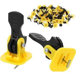 Tile Leveling System Kit, 100 count  Levelers, Floor Leveling Compounds 1/8", Steel Pin Tlie Tools, for 2mm to 4mm Tile Gaps, 8mm to 12mm Tile Thickness