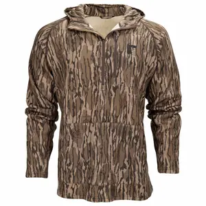 Rogers Sporting Goods Men's Biome 350 Camo 1/2 Zip Merino Hoodie Jacket