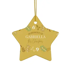 Ceramic Memory Ornament