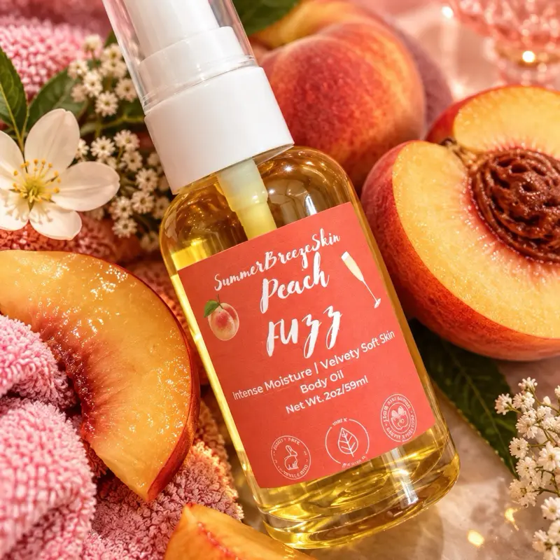 Body Gloss Oil for Comfortable Body Care 2oz