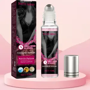10ml Pheromone Roll-on Perfume, Floral Perfume Oil, Long Lasting Scents Fragrance for Men & Women, Unisex Perfume for Wrist, Neck, and Behind Ears, Daily Use Fragrance