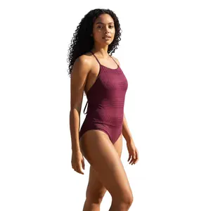 Burgundy Swimsuit