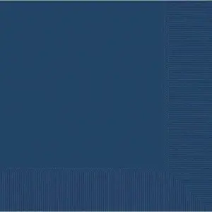 Navy Blue Beverage Napkins 3Ply, 50ct