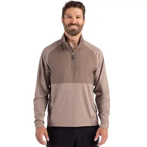 Cutter & Buck Adapt Eco Knit Hybrid Recycled Mens Quarter Zip