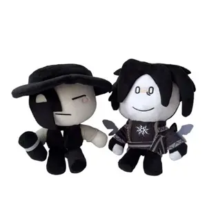 Stickman Plush Set 2 Styles Hank & Sanford Stuffed Dolls | Madness Combat Character Toys for Fans