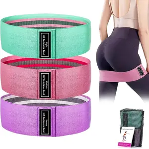 3pcs Sports  exercise Resistance Loop  Band Set, Elastic Squat resistance Band, Workout Bands Set