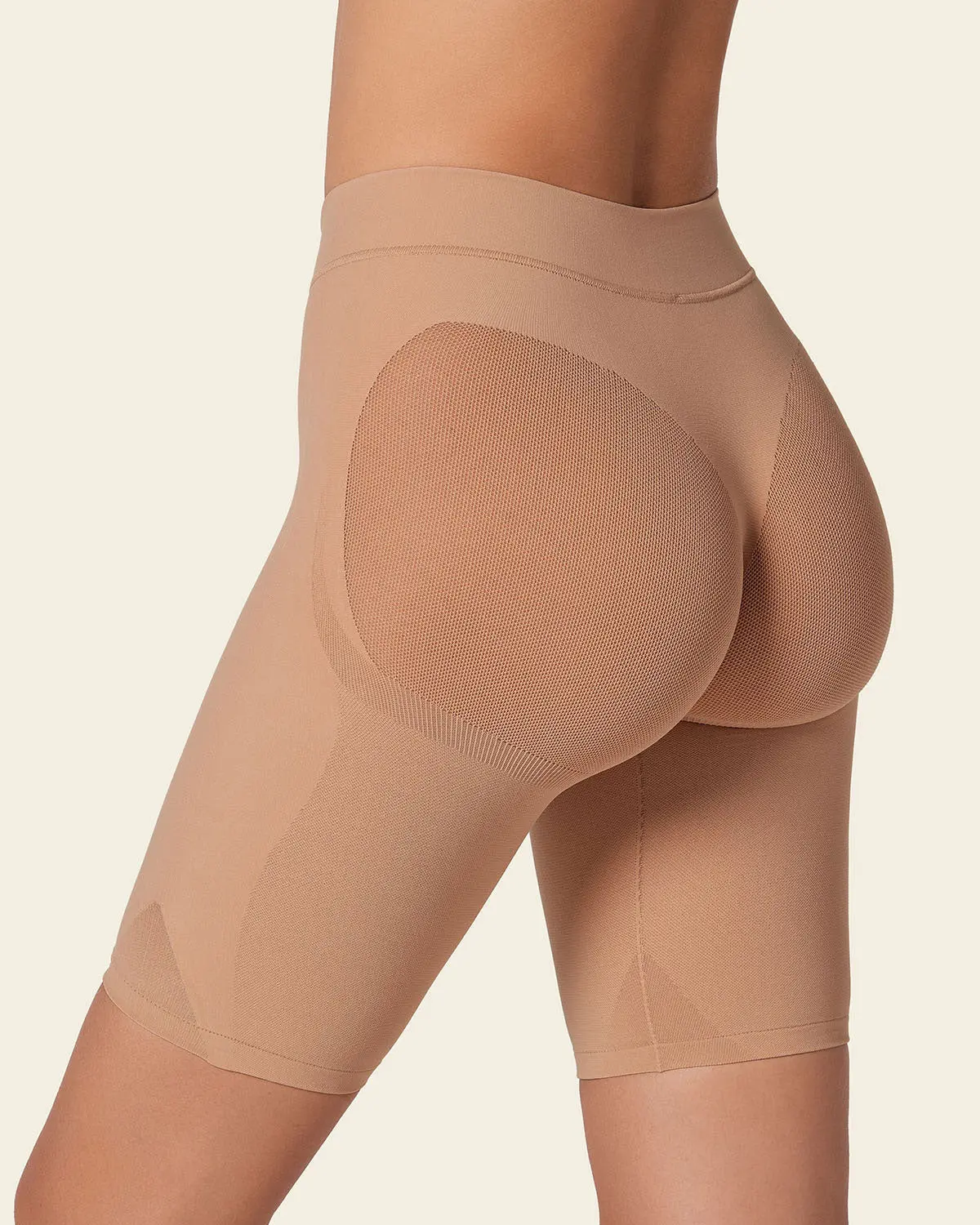 Leonisa SmartShape Short Well-Rounded Invisible Butt Lifter Shaper Short