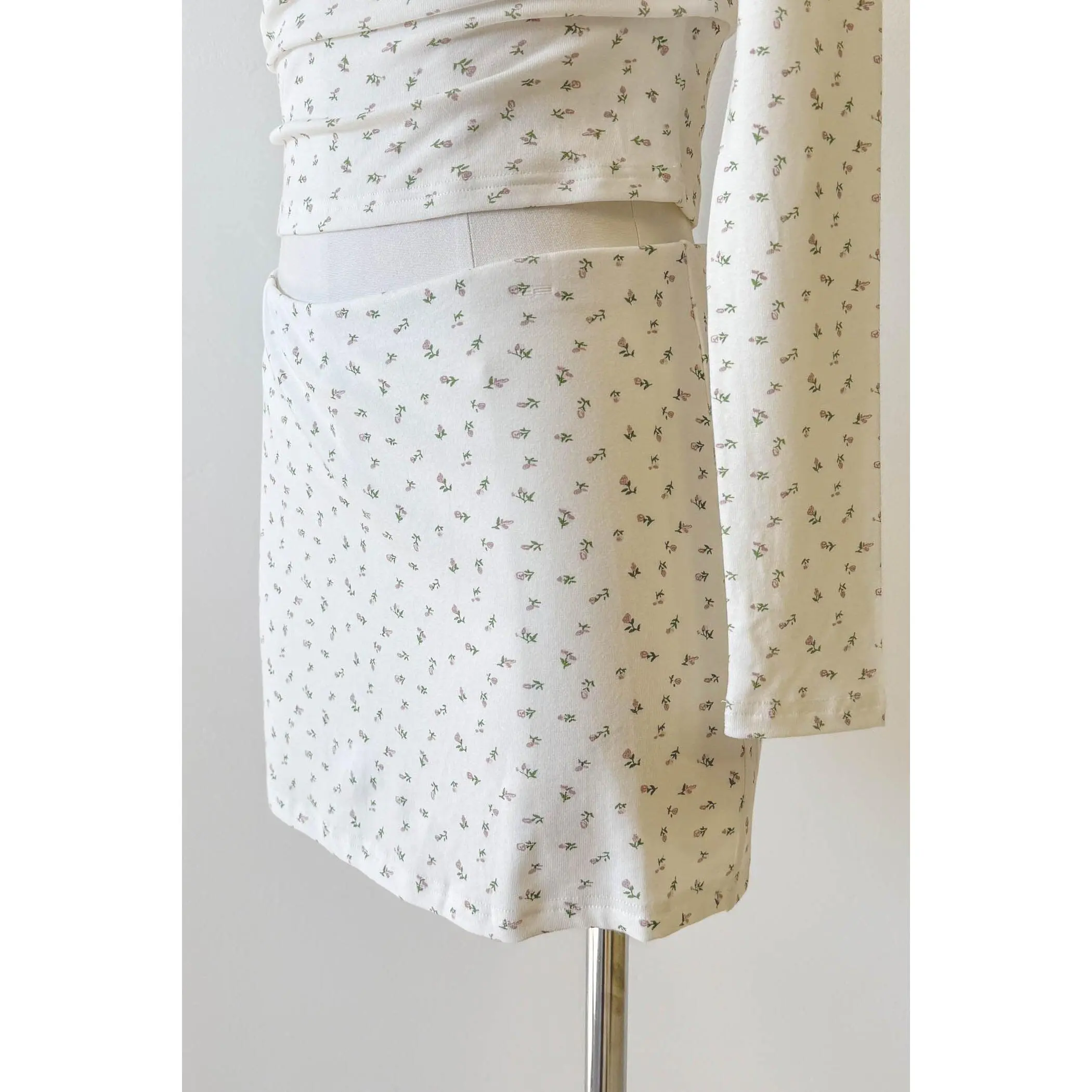 Floral Mini Skirt