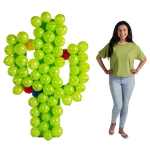 71" 3D Balloon Cactus Cardboard Cutout Stand-Up