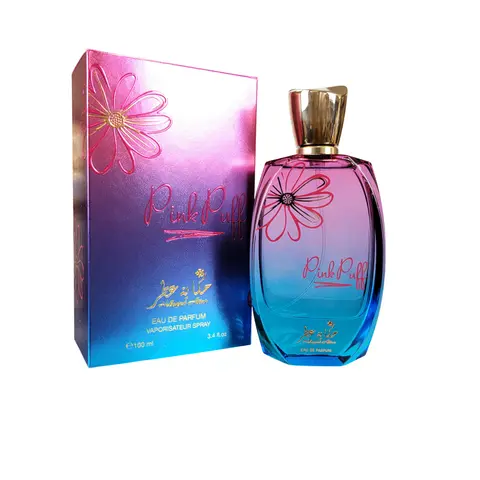 PinkPuff Eau De Parfum by Hekayat Attar 100 ML 3.4 FL OZ Gourmand Fragrance
