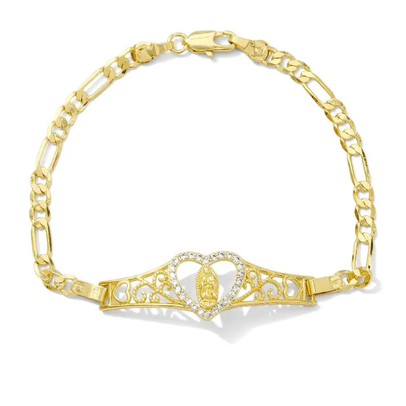 Corazón virgencita bracelet