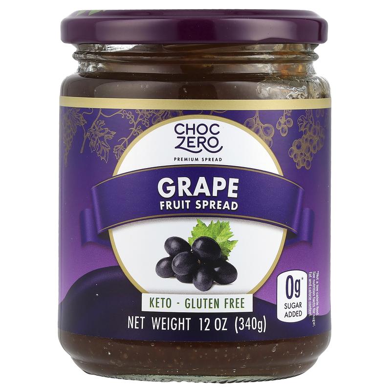 ChocZero Fruit Spread, Grape, 12 oz (340 g)