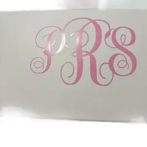 Monogram vinyl decals