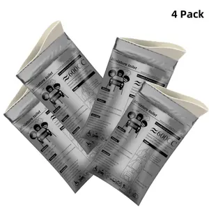 Set of 4pcs Portable Car Urine Bag Vomit Bags Mini Mobile Toilets Unisex Disposable Urine Bag for Travel Urinal Toilet Traffic Jam Emergency