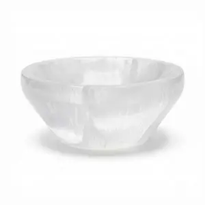 Selenite Bowl 2 Inch — Pocket Crystal Charging &amp; Travel Altar Tool