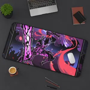 Solo Leveling Gaming Mat Anime Desk Pad Sung Jin-Woo Mousepad PC Mat Non-Slip Durable, Fan Gift Gaming Accessory