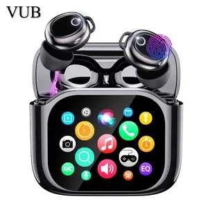 VUB Sleep Earphones, in-ear smart touch control earphones, 48-hour mini sleep earphones, compact design, suitable for side sleepers, clear call quality, 5 EQ modes.