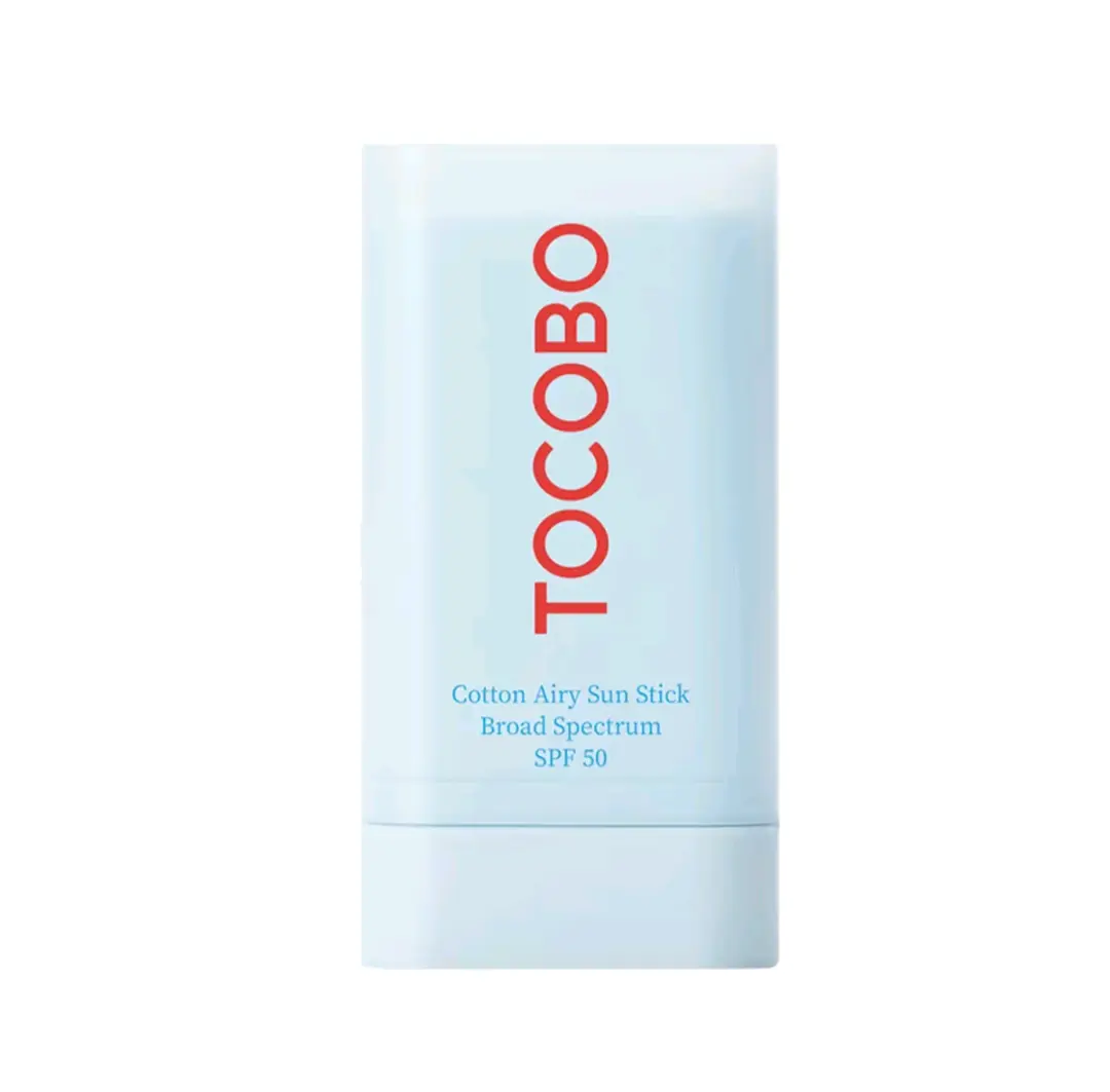 TOCOBO Cotton Soft Sun Stick SPF50+ PA++++ Smooth Invisible Matte Finish 19g Facial Skincare Sunscreen Soothing & SOOTHING KOREAN SUN STICK