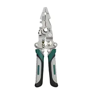 Multifunctional Wire Stripper, Industrial Grade 12 in 1 Foldable Wire Stripper, Wire Cutter, Wirecutters, Professional Wire Stripping Tool for Home & Office, Hand Tools