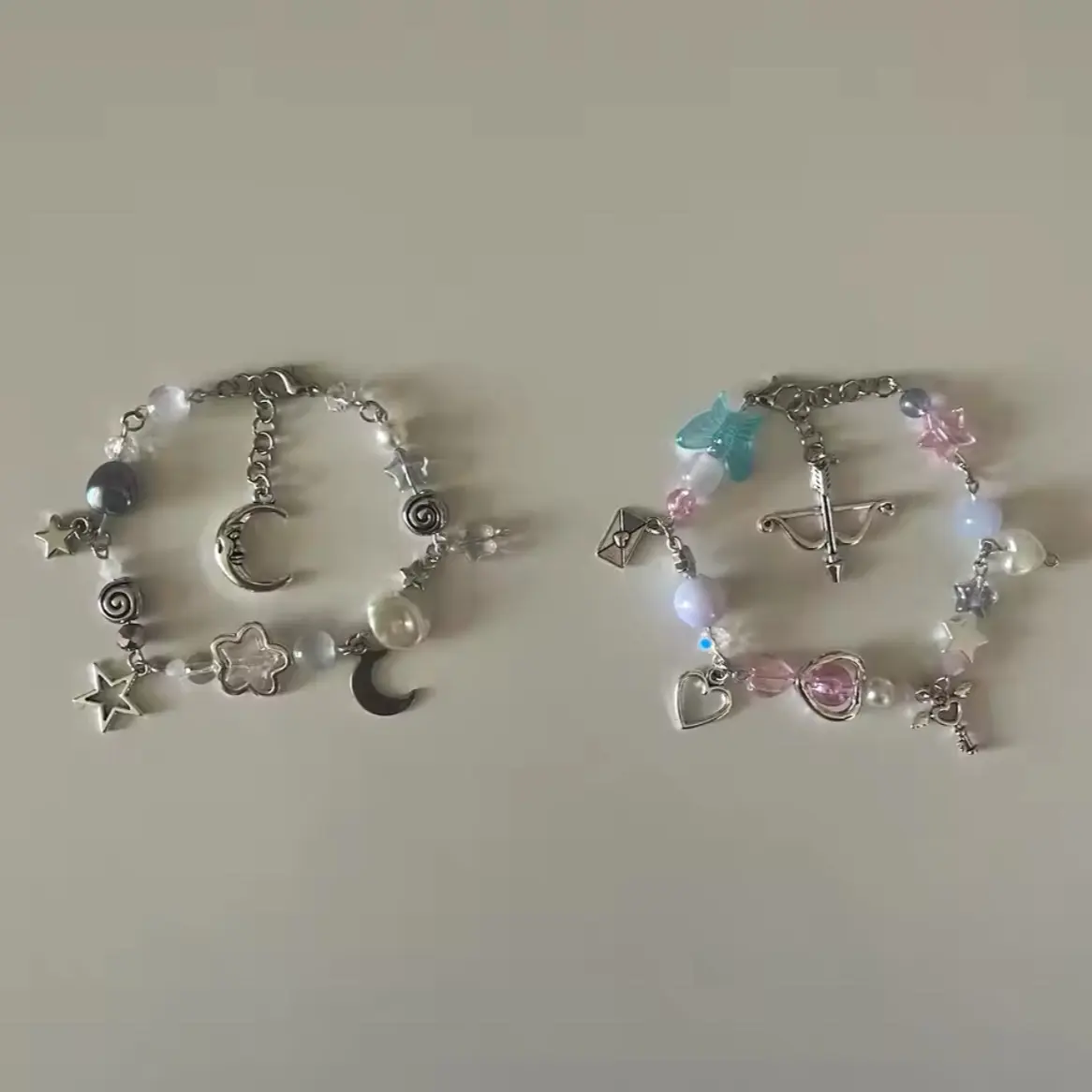 Lover and Folklore Inspired Handmade Charm Friendship Bracelets Matching Cute Duo Best Friends Gift Swifites