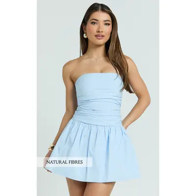 Laila Mini Dress Jacquard Strapless Showpo - TikTok Shop Laila Mini Dress Jacquard Strapless Showpo - TikTok Shop