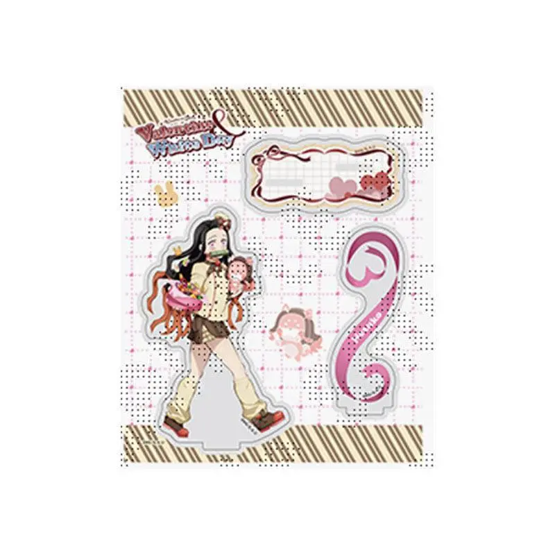 DEMON 2026 Valentine's Day Ver. Rengoku Kyoujurou Acg Stand Giyu Figure Double Insertion Acrylic Stand Genya Standing Plate Toys