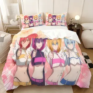 2.5D Seduction design bed three-piece set, the style does not include quilt core pillow core, Thanksgiving New Year's gift, home travel lunch break adaptation, warm company of elders, relatives and friends, practical goods in the festival atmosphere