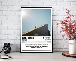 Daniel Ceaser Poster Print | Freudian Album Poster | Music Poster | Album Cover Poster | Wall Decor | Music Gift