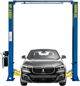 110V Two Post Car Lift, 9,000 LBS Overhead Heavy Duty 2 Posts Auto Hoist Truck Lift for Garage w/ 36 Months Parts Replacement