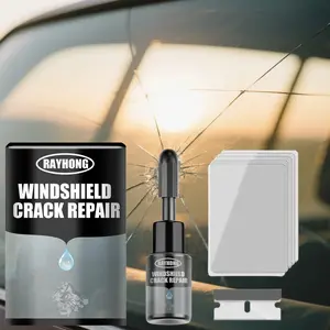 Car Windshield Crack Repair Kit,Repairing Small Scratches,Car Care Advanced Maintenance Cracks Gone Glass Repair Fluid,Automotive Windscreen Tool for Fixing Chips, Windshield Crack Adhesive