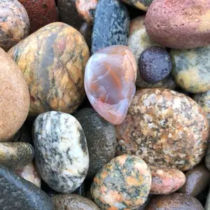 Ocean Rocks - Assorted Natural Stones in Various Colors and Patterns