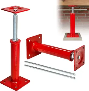 2PCS  Pack House Jacks for Leveling Crawlspace, 11" - 16" Height Range, 11023 lbs Max Load Capacity, House Floor Jacks Post Pole for Leveling as Father's Day Gift