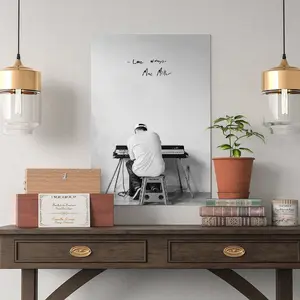 Mac Miller Self Care Album Cover Canvas – Hip Hop Poster Celebrating the Rapper’s Iconic Album Art, Designed as a Music Gift or Wall Decor for Fans' Bedrooms, Studios, or Tribute Spaces.